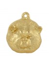 Akita Inu - necklace (gold plating) - 3042 - 31516