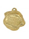 American Bulldog - keyring (gold plating) - 871 - 30109