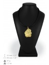 Basset Hound - necklace (gold plating) - 2521 - 27576