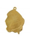 Basset Hound - necklace (gold plating) - 2521 - 27578