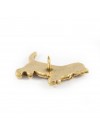 Basset Hound - pin (gold plating) - 1057 - 7732