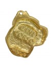 Cane Corso - necklace (gold plating) - 892 - 25295