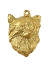 Chihuahua - necklace (gold plating) - 2517 - 27559
