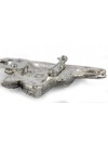 Doberman pincher - clip (silver plate) - 2544 - 27783