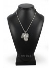 Dogo Argentino - necklace (silver cord) - 3155 - 33019