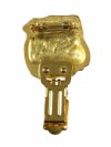 English Bulldog - clip (gold plating) - 2606 - 28374