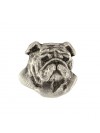 English Bulldog - pin (silver plate) - 2661 - 28768