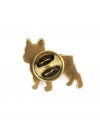 French Bulldog - pin (gold plating) - 1073 - 7784