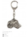 Irish Wolfhound - keyring (silver plate) - 2828 - 29810