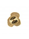 Poodle - pin (gold plating) - 1058 - 7728