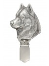 Siberian Husky - clip (silver plate) - 2535 - 27703