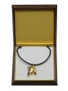 Smooth Collie - necklace (gold plating) - 3057 - 31693