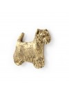 West Highland White Terrier - pin (gold) - 1489 - 7424