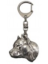 American Staffordshire Terrier - keyring (silver plate) - 61