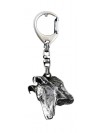 Smooth Collie - keyring (silver plate) - 100 
