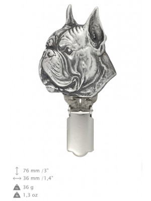 Boxer - clip (silver plate) - 695 - 26517