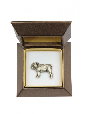 English Bulldog - pin (silver plate) - 2631 - 28912