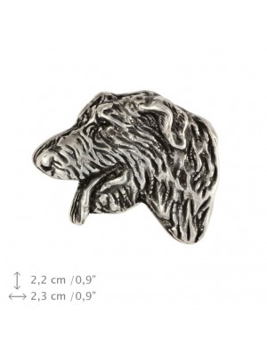 Irish Wolfhound - pin (silver plate) - 459 - 25943