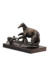 Barzoï Russian Wolfhound - figurine (bronze) - 580 - 3139