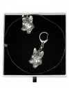 Basenji - keyring (silver plate) - 2011 - 16166