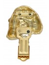 Bedlington Terrier - clip (gold plating) - 1606 - 26806