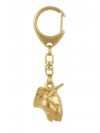 Bull Terrier - keyring (gold plating) - 773 - 29095