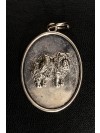 Chow Chow - necklace (silver plate) - 3430 - 34883