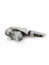Dachshund - clip (silver plate) - 281 - 26347