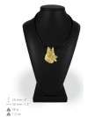 German Shepherd - necklace (gold plating) - 2468 - 27365