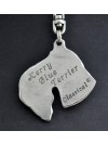 Kerry Blue Terrier - keyring (silver plate) - 1889 - 13434