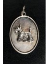 Scottish Terrier - necklace (silver plate) - 3415 - 34831